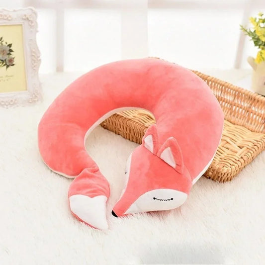 Coussin Malin Coussin de voyage Coussin de voyage original | Renard rose