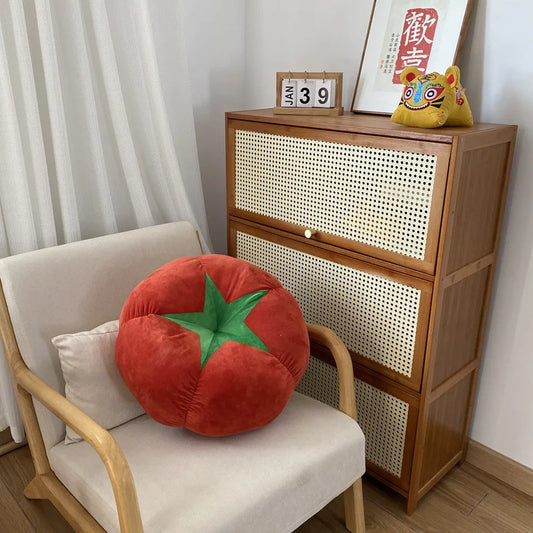 Coussin Malin Coussin décoratif 25cm Coussin décoratif original | Tomate