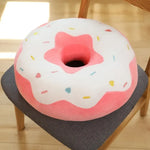 Coussin canapé et chaise original | Donuts blanc - Vignette | Coussin Malin