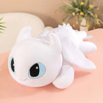 Gros coussin original fantaisie | Dragon blanc - Vignette | Coussin Malin