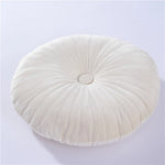 Coussin pouf rond classique | 35x35cm blanc - Vignette | Coussin Malin