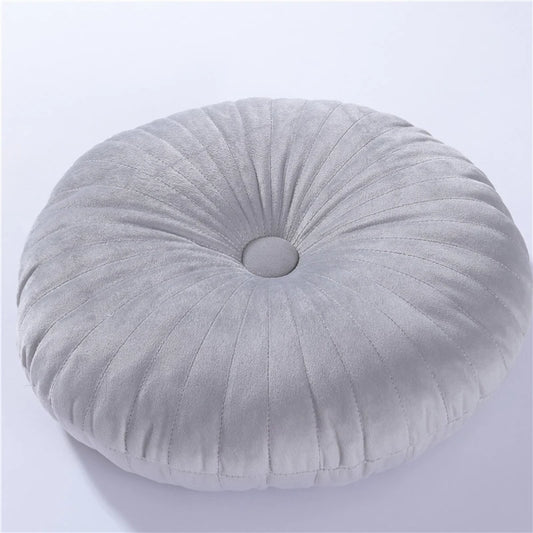 Coussin Malin Coussin pouf Coussin pouf rond classique | 35x35cm gris