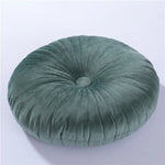 Coussin pouf rond classique | 35x35cm vert - Vignette | Coussin Malin