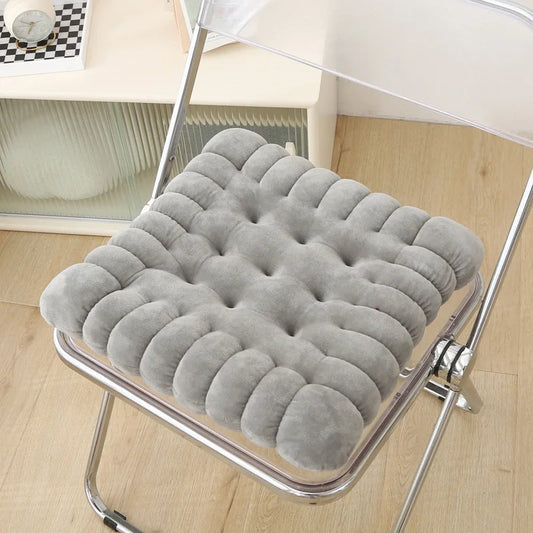 Coussin Malin Coussin pour chaise Coussin pour chaise original | Biscuit rectangulaire gris