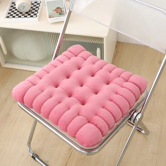 Coussin Malin Coussin pour chaise Coussin pour chaise original | Biscuit rectangulaire rose