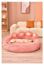 Coussin pour chien | Patte rose - Vignette | Coussin Malin