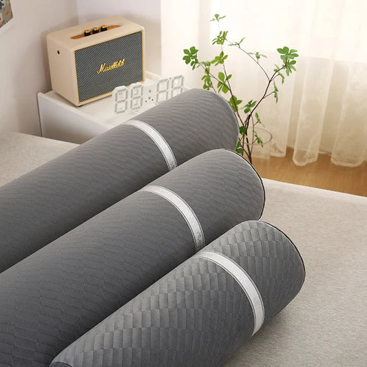 Coussin Malin Coussin tête de lit Gros coussin boudin classique | Gris