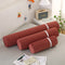 Coussin Malin Coussin tête de lit 18x50cm Gros coussin boudin classique | Rouge