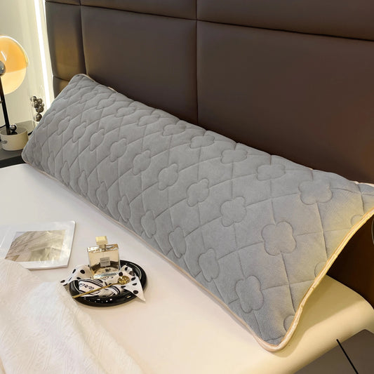 Coussin Malin Coussin tête de lit 120cm Longue housse de coussin tête de lit grise