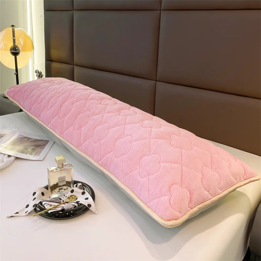 Coussin Malin Coussin tête de lit 120cm Longue housse de coussin tête de lit rose