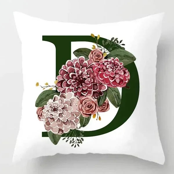 Coussin Malin Housse de coussin canapé décoratif 40x40cm Housse de coussin canapé décoratif lettre | D