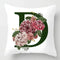 Coussin Malin Housse de coussin canapé décoratif 40x40cm Housse de coussin canapé décoratif lettre | D