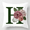 Coussin Malin Housse de coussin canapé décoratif 40x40cm Housse de coussin canapé décoratif lettre | H