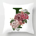 Housse de coussin canapé décoratif lettre | I - Vignette | Coussin Malin