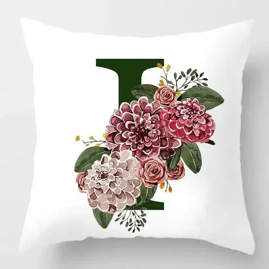 Coussin Malin Housse de coussin canapé décoratif 40x40cm Housse de coussin canapé décoratif lettre | I
