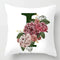 Coussin Malin Housse de coussin canapé décoratif 40x40cm Housse de coussin canapé décoratif lettre | I