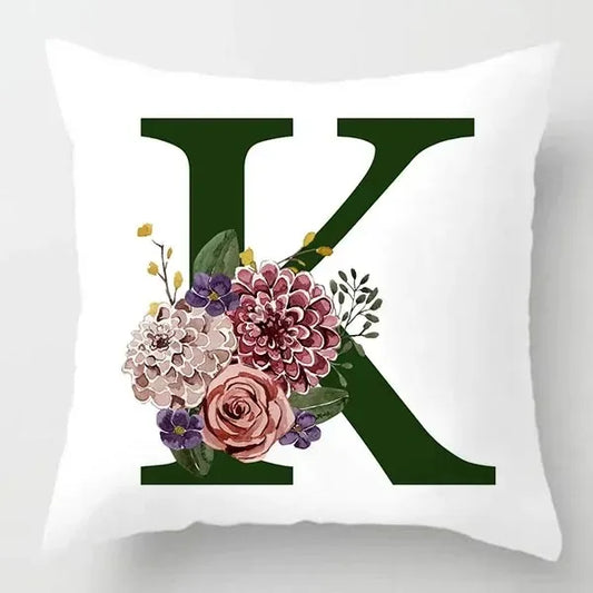 Coussin Malin Housse de coussin canapé décoratif 40x40cm Housse de coussin canapé décoratif lettre | K