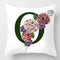 Coussin Malin Housse de coussin canapé décoratif 40x40cm Housse de coussin canapé décoratif lettre | O