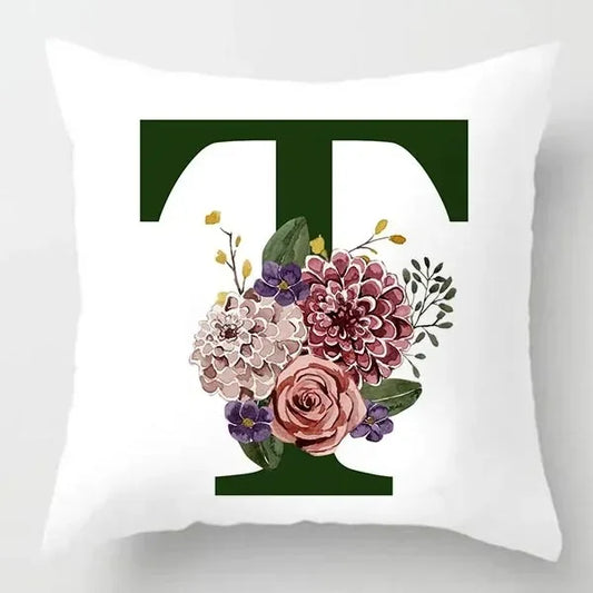 Coussin Malin Housse de coussin canapé décoratif 40x40cm Housse de coussin canapé décoratif lettre | T