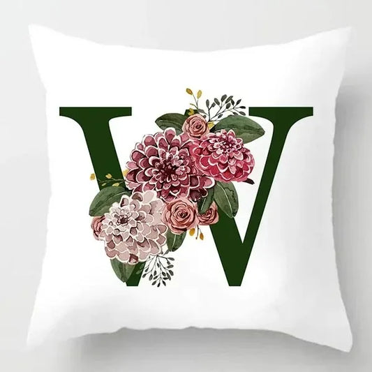 Coussin Malin Housse de coussin canapé décoratif 40x40cm Housse de coussin canapé décoratif lettre | W