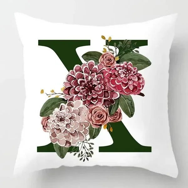 Coussin Malin Housse de coussin canapé décoratif 40x40cm Housse de coussin canapé décoratif lettre | X