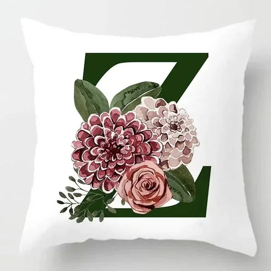 Coussin Malin Housse de coussin canapé décoratif 40x40cm Housse de coussin canapé décoratif lettre | Z