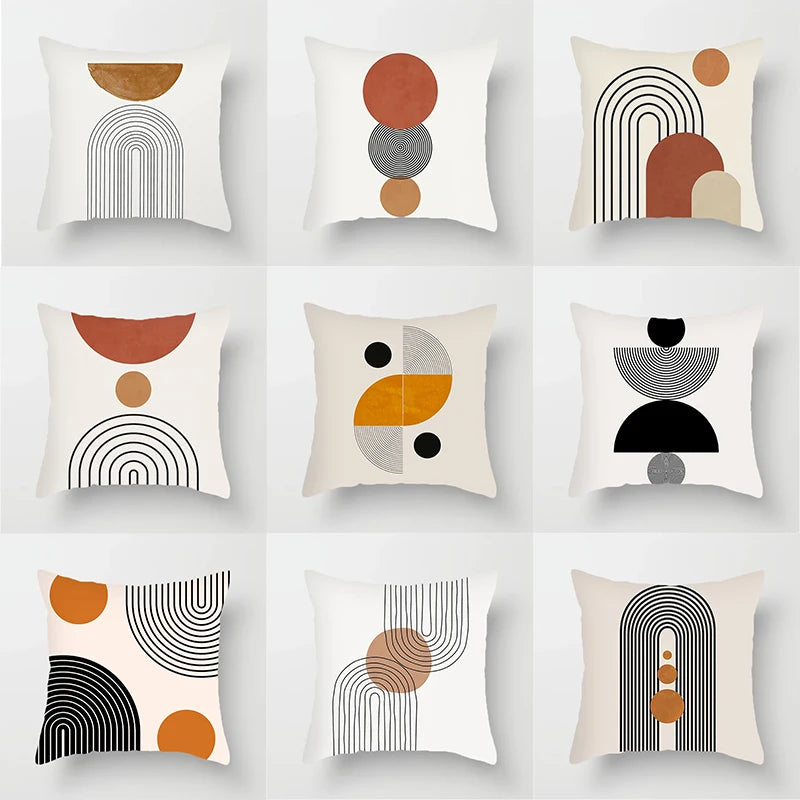 Coussin Malin Housse de coussin canapé décoratif lumineux | Motifs abstraits