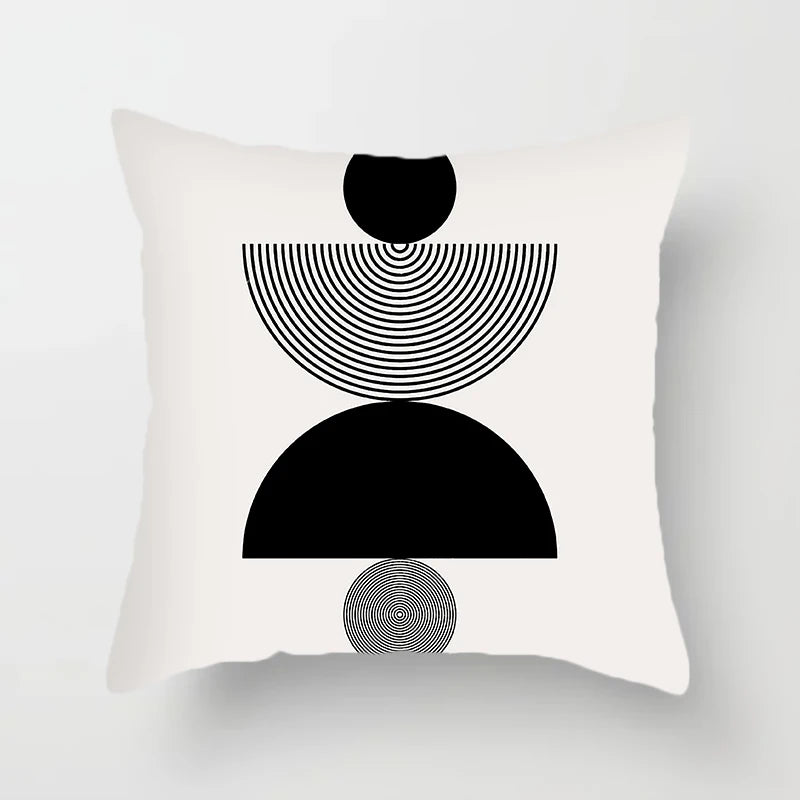 Coussin Malin 40x40cm Housse de coussin canapé décoratif lumineux | Motifs abstraits