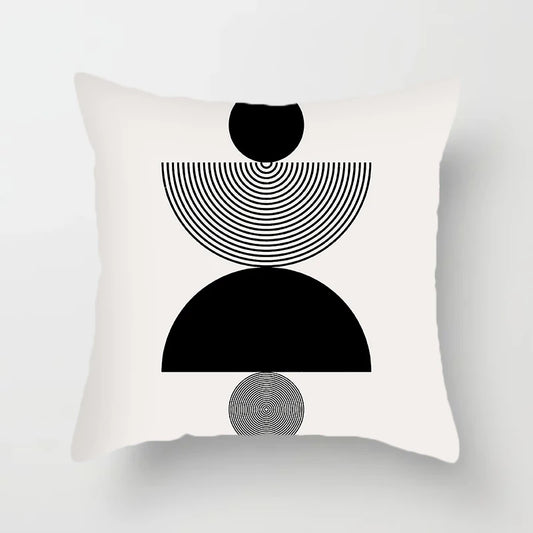 Coussin Malin 40x40cm Housse de coussin canapé décoratif lumineux | Motifs abstraits