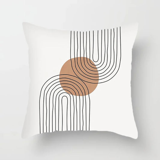 Coussin Malin 40x40cm Housse de coussin canapé décoratif lumineux | Motifs abstraits