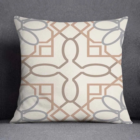 Coussin Malin 40x40cm Housse de coussin canapé décoratif nordique | Motifs géométriques