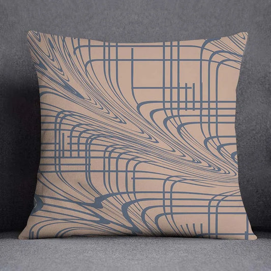 Coussin Malin 40x40cm Housse de coussin canapé décoratif nordique | Motifs géométriques
