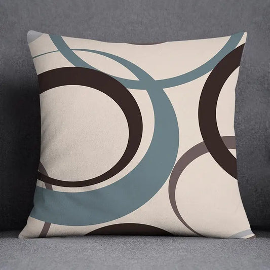 Coussin Malin 40x40cm Housse de coussin canapé décoratif nordique | Motifs géométriques