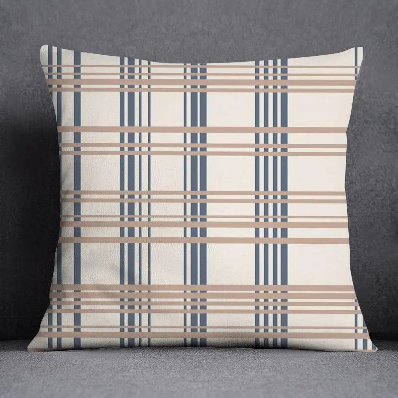 Coussin Malin 40x40cm Housse de coussin canapé décoratif nordique | Motifs géométriques