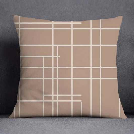 Coussin Malin 40x40cm Housse de coussin canapé décoratif nordique | Motifs géométriques