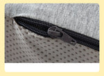 Coussin à mémoire de forme dorsal | Gris clair - Vignette | Coussin Malin