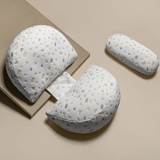 Coussin Malin B Cotton Grey / GERMANY Pregnancy Pillow Maternity Pillow for Side Sleeping Soft Pregnancy Body Pillow Maternity Pillow w/ Detachable Adjustable Pillow