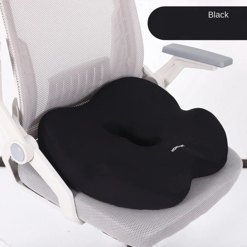Coussin à mémoire de forme dorsal pour chaise | Dossier noir Coussin Malin