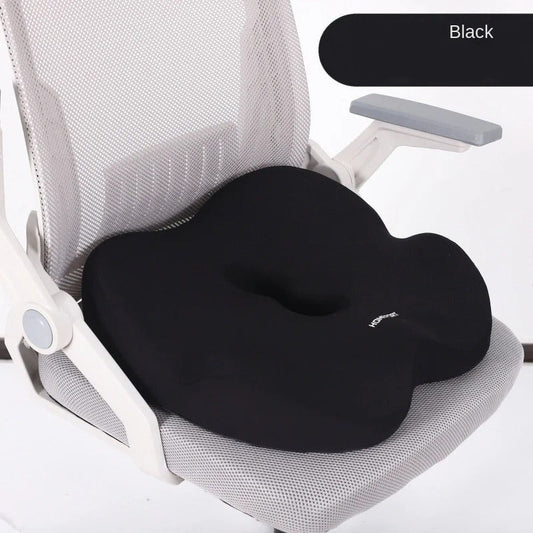 Coussin à mémoire de forme dorsal pour chaise | Dossier noir Coussin Malin
