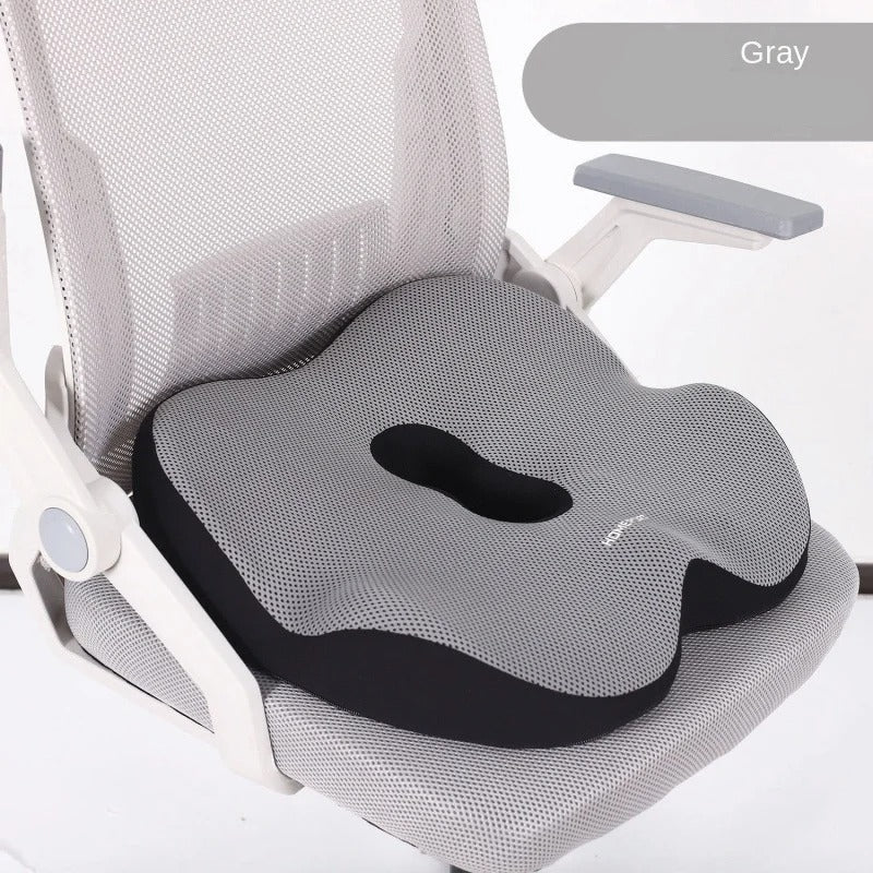 Coussin à mémoire de forme dorsal pour chaise | Complet gris