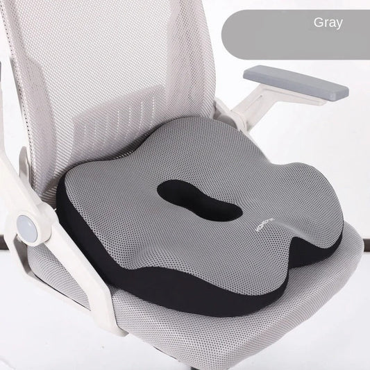 Coussin à mémoire de forme dorsal pour chaise | Complet gris
