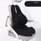 Coussin à mémoire de forme dorsal pour chaise | Complet noir