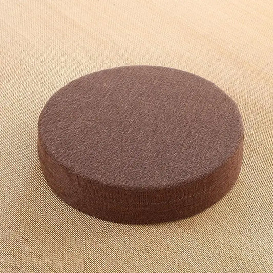 Coussin Malin Brown / 40X6 CM Yoga Meditate PEP Hard Texture Meditation Cushion Backrest Pillow Japanese Tatami Mat Removable and Washable 40X6CM