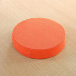 Coussin de méditation déhoussable rond | Orange - Vignette | Coussin Malin