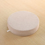 Coussin de méditation déhoussable rond | Blanc - Vignette | Coussin Malin