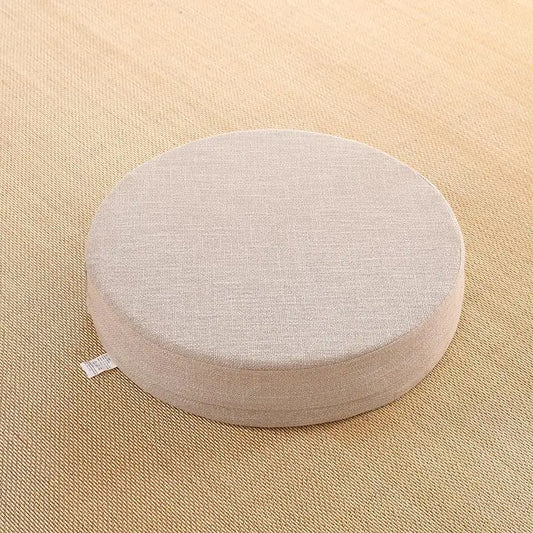 Coussin Malin Rice white / 40X6 CM Yoga Meditate PEP Hard Texture Meditation Cushion Backrest Pillow Japanese Tatami Mat Removable and Washable 40X6CM