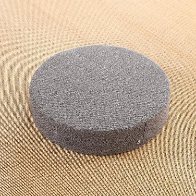 Coussin Malin Gray / 40X6 CM Yoga Meditate PEP Hard Texture Meditation Cushion Backrest Pillow Japanese Tatami Mat Removable and Washable 40X6CM