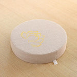 Coussin de méditation déhoussable rond à fleur | Blanc - Vignette | Coussin Malin