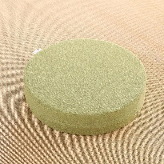 Coussin Malin green / 40X6 CM Yoga Meditate PEP Hard Texture Meditation Cushion Backrest Pillow Japanese Tatami Mat Removable and Washable 40X6CM
